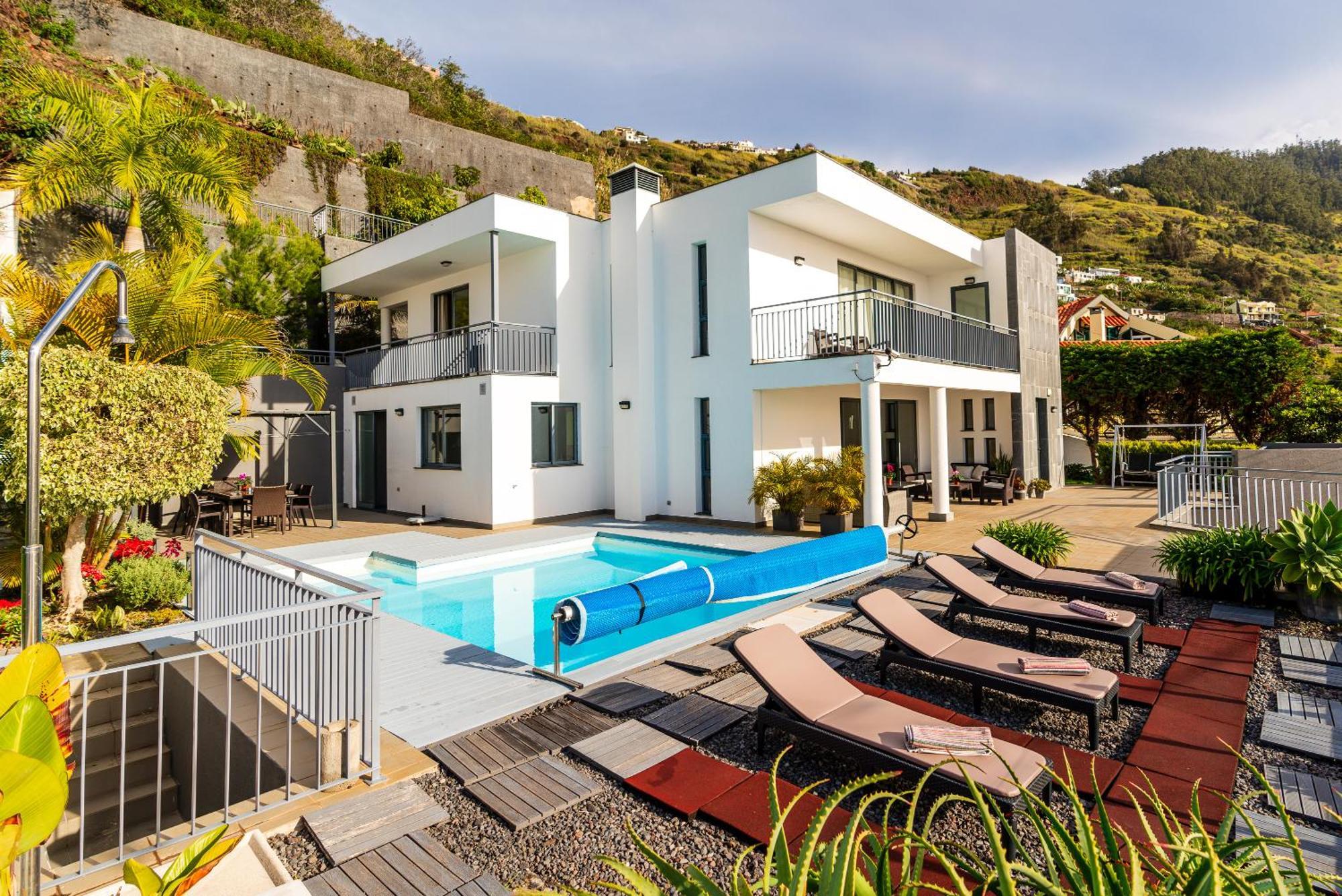 Villa Nunes, Big Holiday House With Private Pool Calheta  Eksteriør billede