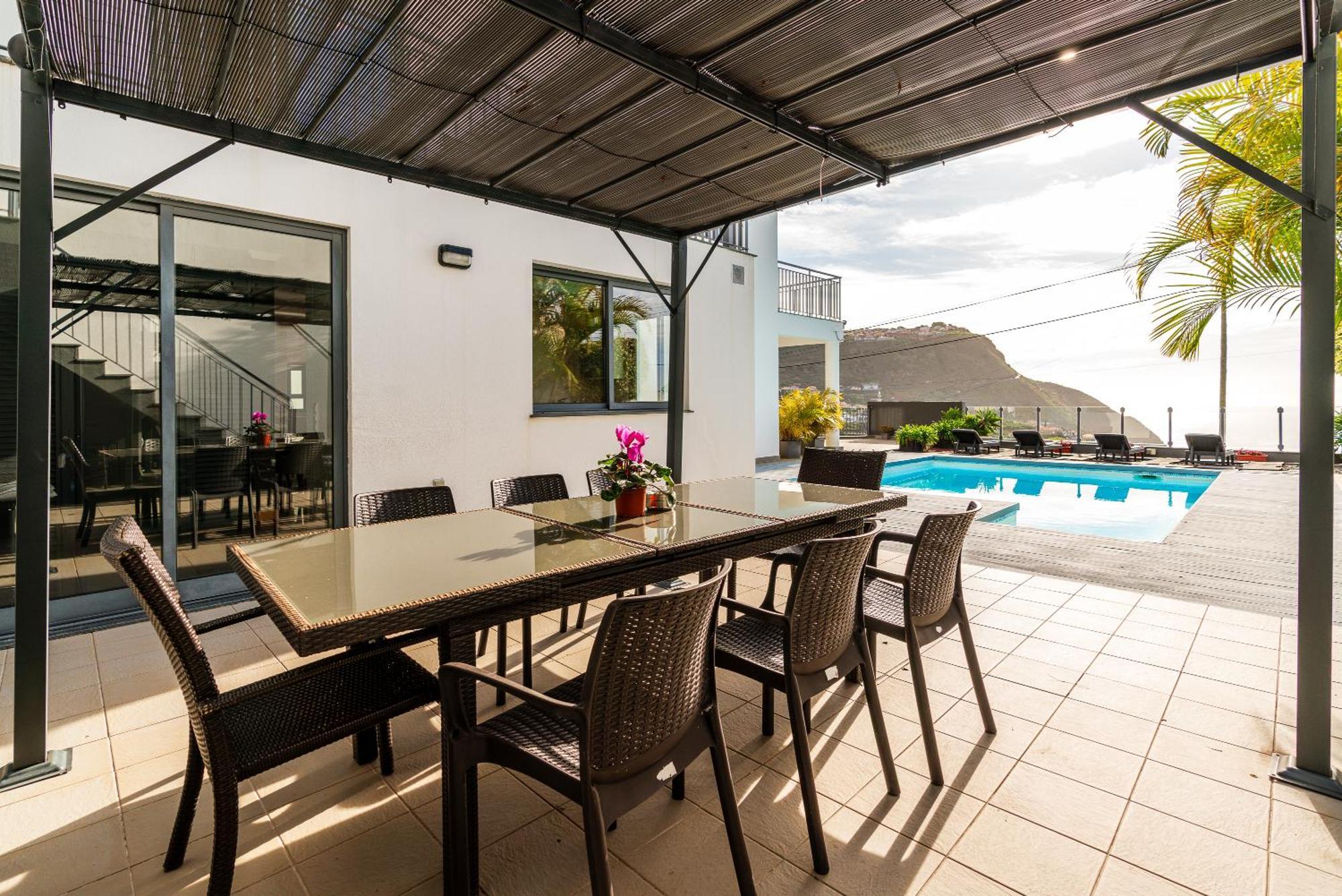 Villa Nunes, Big Holiday House With Private Pool Calheta  Eksteriør billede