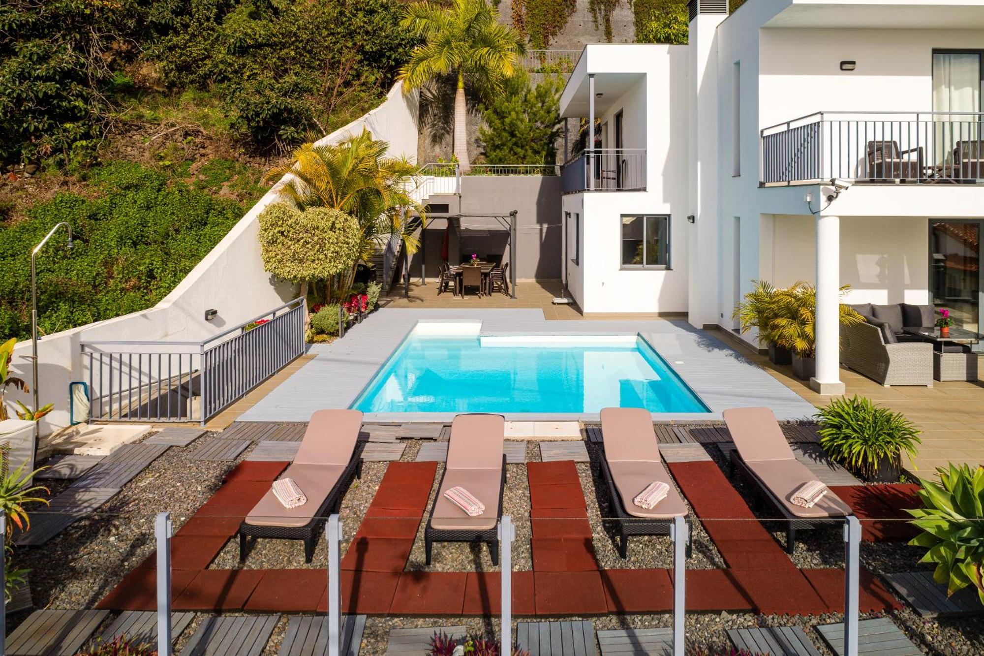 Villa Nunes, Big Holiday House With Private Pool Calheta  Eksteriør billede