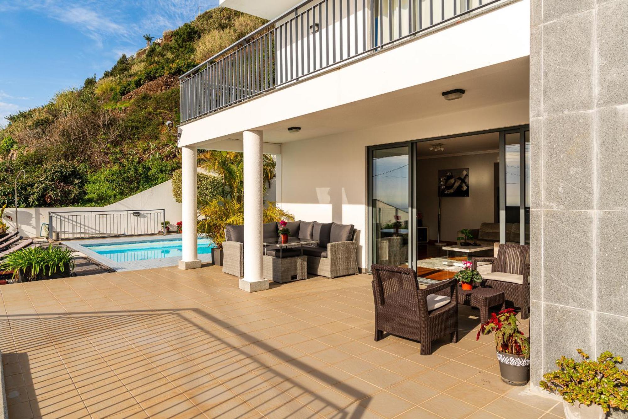 Villa Nunes, Big Holiday House With Private Pool Calheta  Eksteriør billede